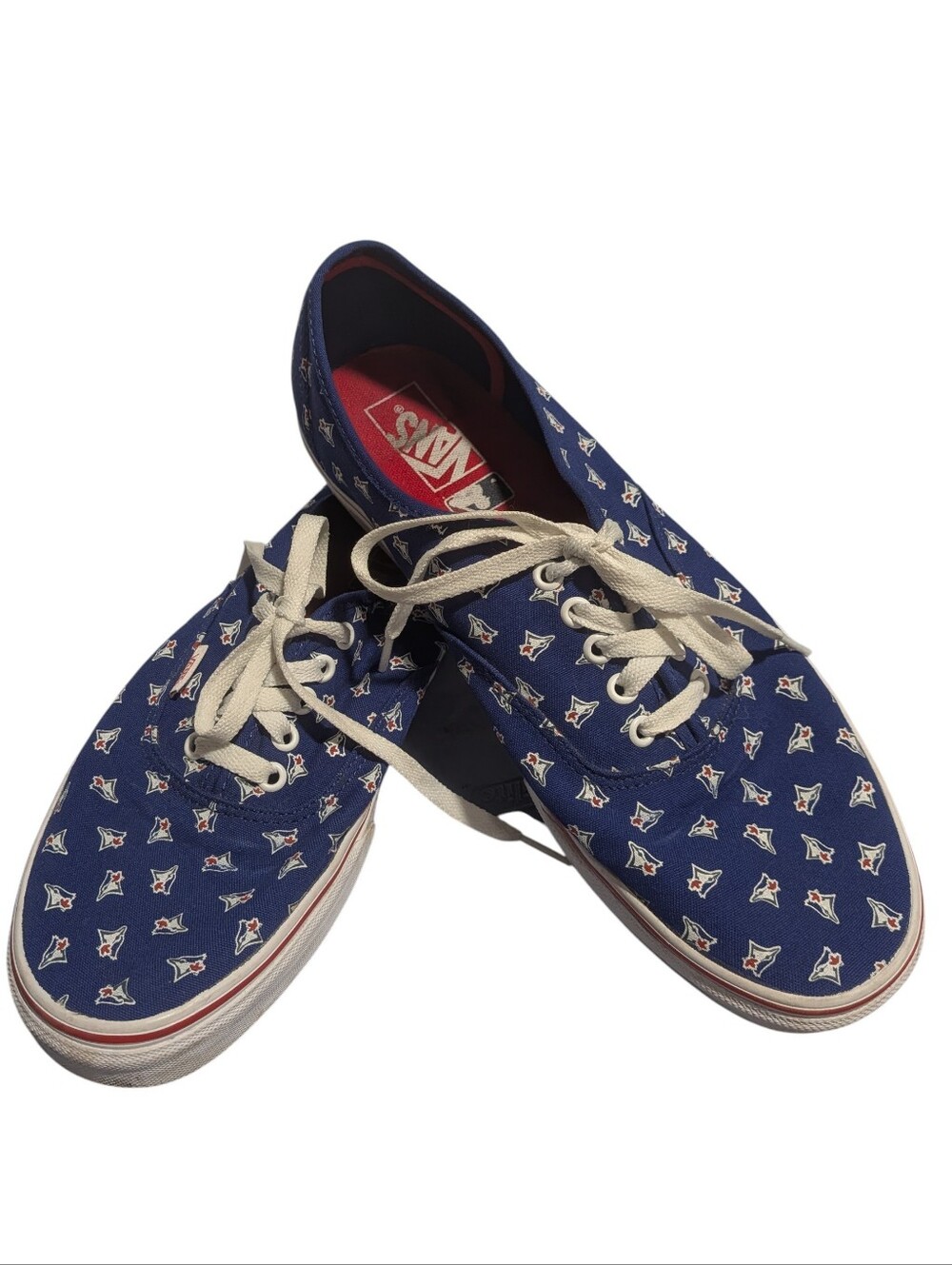 Vans MLB Toronto Blue Jays Shoes Baseball Logo Sneaker Limited Edition 11.5 Mens